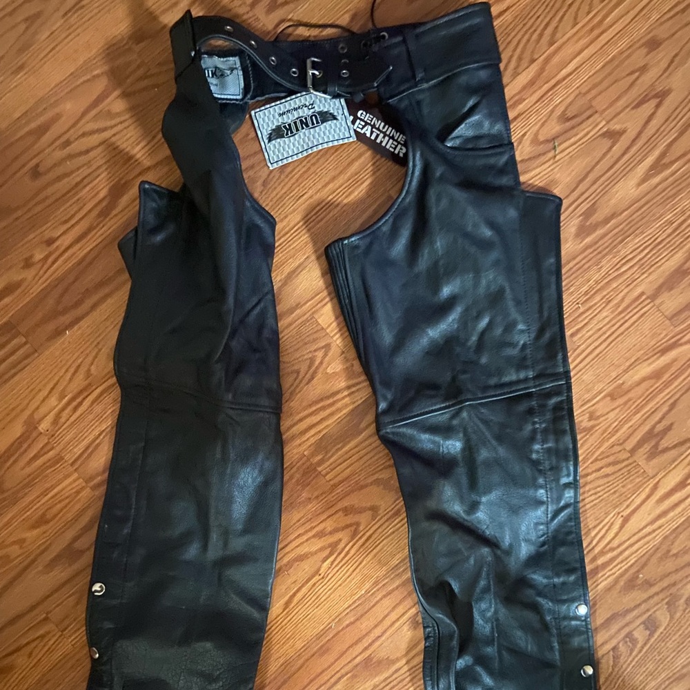 Brand new leather chaps